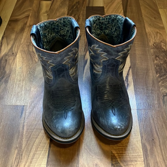 Women’s Blue Laredo Ankle Cowgirl Boots, Size 7.5M - Picture 3 of 9